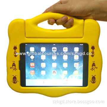 Case for iPad Mini, with Flexible Handle, Shock-proof/Fall-resistant, Made of high-quality EVA Foam